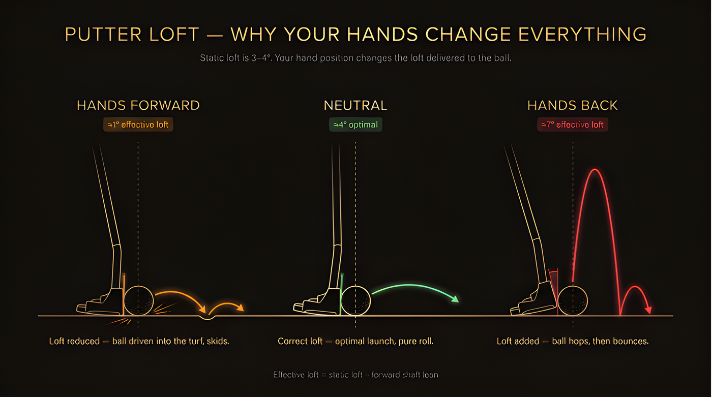Putter Loft Explained: Why Your Hands Change Everything