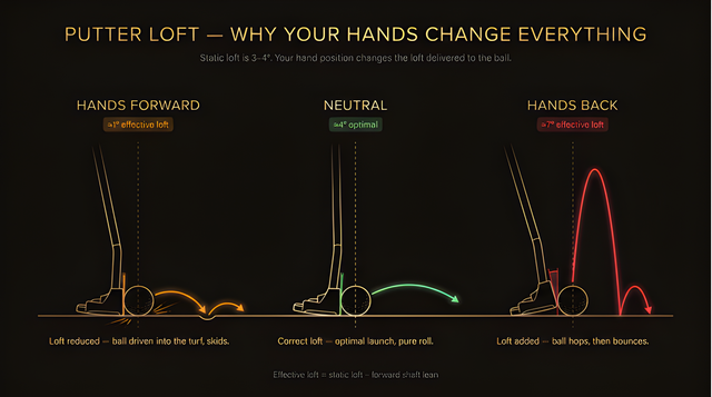 Putter Loft Explained: Why Your Hands Change Everything